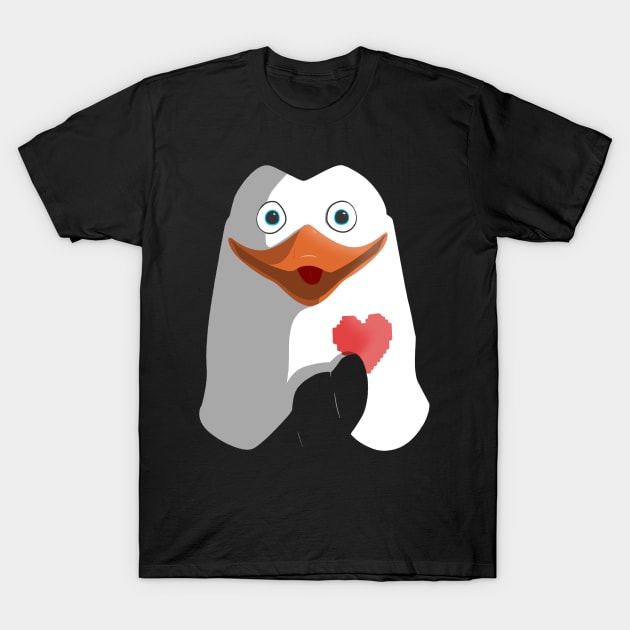 Penguin's Love T-Shirt by vStepHHH